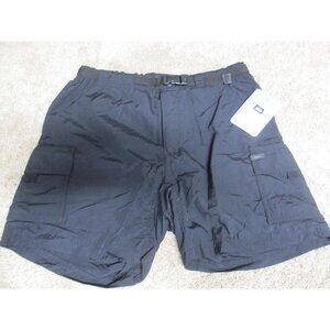 REI Womens Sahara Shorts Black Lightweight Nylon Cargo Style Size 10 NWT